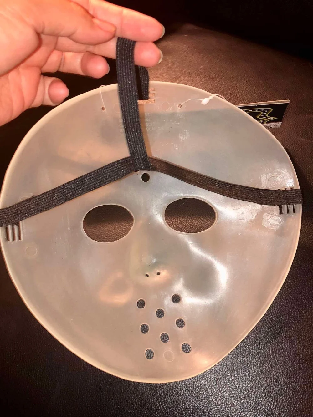 Glow in the Dark Mask - White - Unbranded